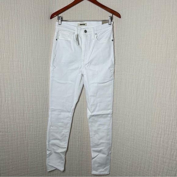 Madewell 11" High-Rise Skinny Jeans in Pure White size 28 - Picture 10 of 10